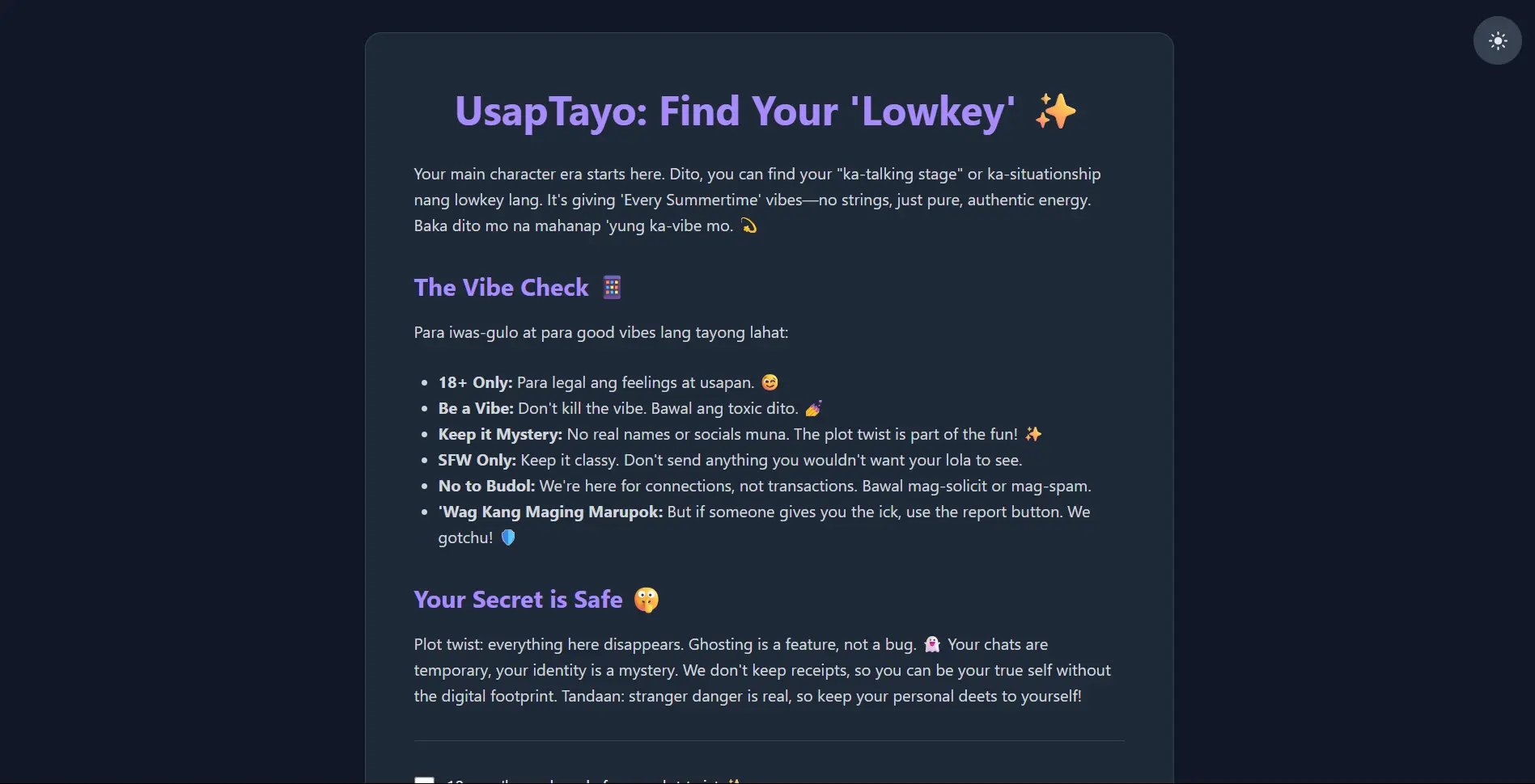 Case Study: UsapTayo - A Secure Chat Platform for a Local Community